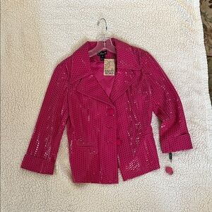 Radi Road Pink Sequin Blazer
